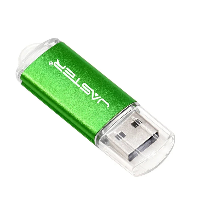JASTER Free Key Chain USB Flash Drive 128GB Black Pen Drive 64GB Blue Memory Stick 32GB Creative Gift Pendrive 16GB Red U Disk