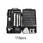 115 in 1 Multifunctional Screwdriver Set Electronic Repair Tools for Computer Phone and Household Use Insulation Screwdriver Kit