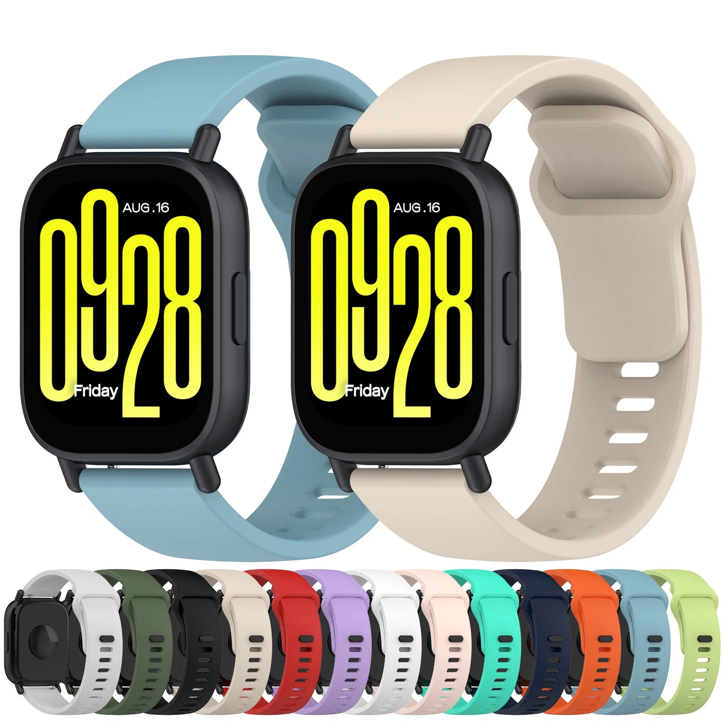 Original Silicone Strap For Redmi watch 5 Active/5 lite SmartWatch accesorios 22mm Sport correa bracelet Redmi watch 5 Lite band