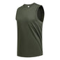 Men's New Large Size Breathable Ice Silk Quick Dry Sleeveless Vest Round Neck Casual Running Fitness M-8xl Summer Sports T-Shirt