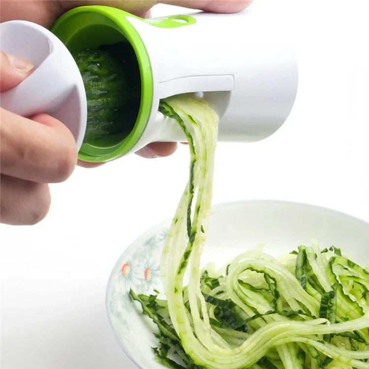 LMETJMA Zucchini Pasta Noodle Spaghetti Maker Heavy Duty Spiralizer Vegetable Slicer Vegetable Spiral Slicer Cutter  KC0335