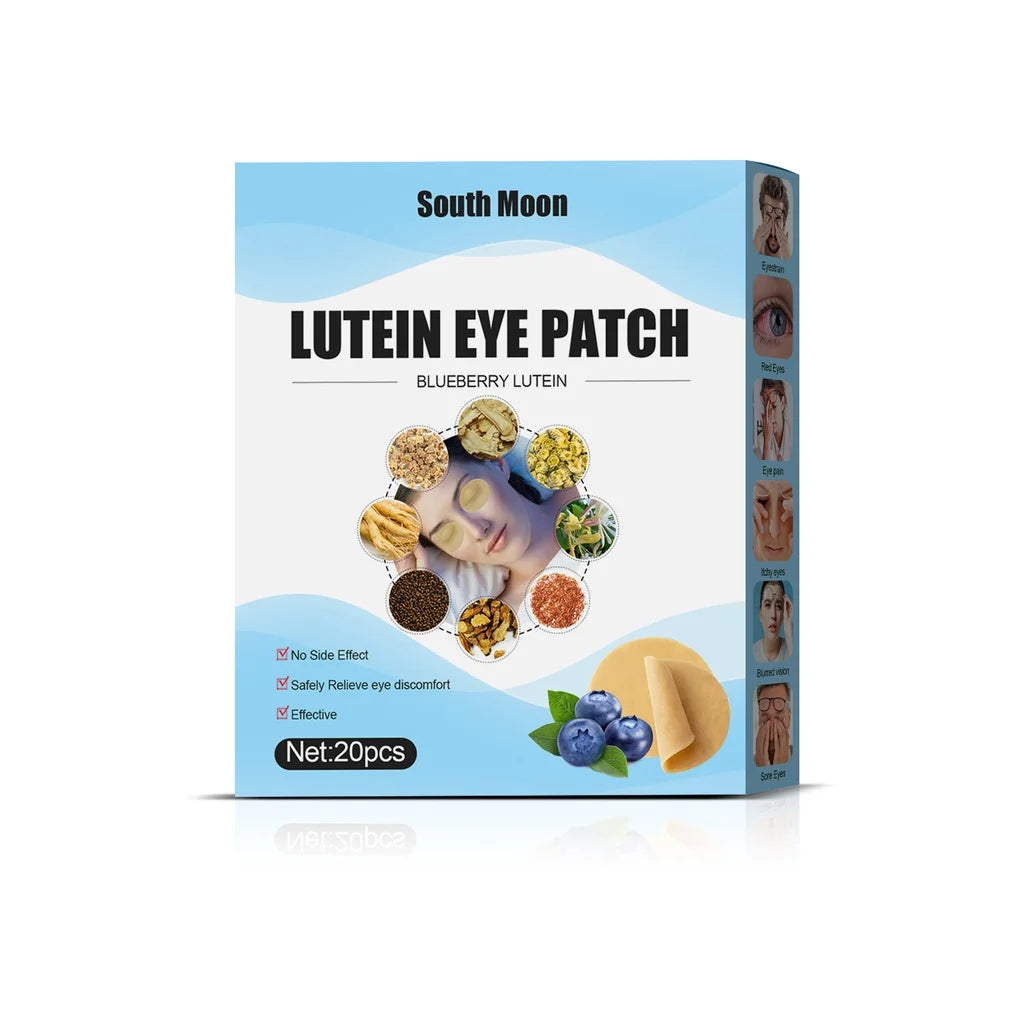 South Moon Blueberry Lutein Eye Patch Relieving Visual Fatigue Eye Dry Red Discomfort Treatment Vision Blurring Eye Care Patch