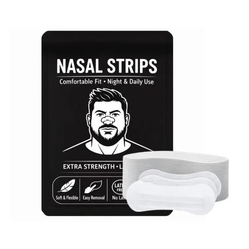 45-pack of sports nasal strips, super-effective nasal strips, improve breathing, non-invasive, help you breathe more smoothly.