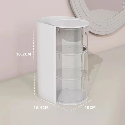 Hair Accessories Organizer Acrylic Storage Box Clear Hair Tie Organizer for Headband Makeup Brush Holder Desk Jewelry Organizer
