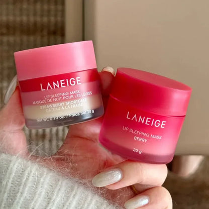 Laneige Gummy Bear Vanilla Strawberry Lip Mask Plumping Gloss Lip Gloss Lip Oil Moisturizing Balm Exfoliating Daily Care Balm