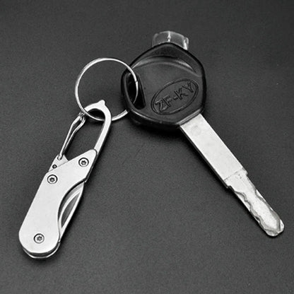 Mini High Hardness All Steel Portable Folding Knife Outdoor Camping Knives Fishing Knife Keychain Unboxing Knives