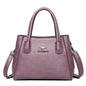 2 Pockets Solid Color Bucket Bag Leather Shoulder Bag for Women 2024 Luxury Handbags Women Bag Designer Elegant Lady Hand Bag