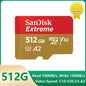 SanDisk V30 Extreme Micro SD Card A2 U3 4K 64GB 128GB 256GB 512GB 1T Memory Card Flash TF for Steam Deck Switch DJI Camera Phone