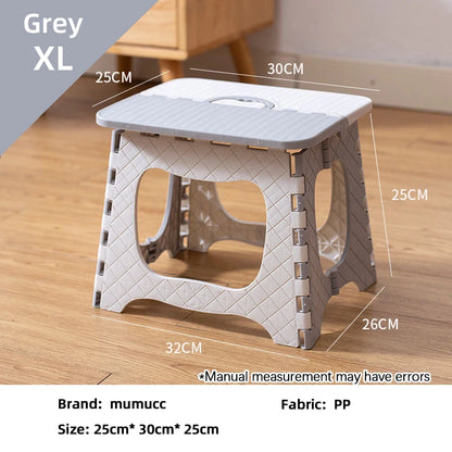 The Home Low Stool, Outdoor Small Stool,Foldable Stool, Suitable for Living Room, Kitchen, and Bathroom, Portable Travel Stool