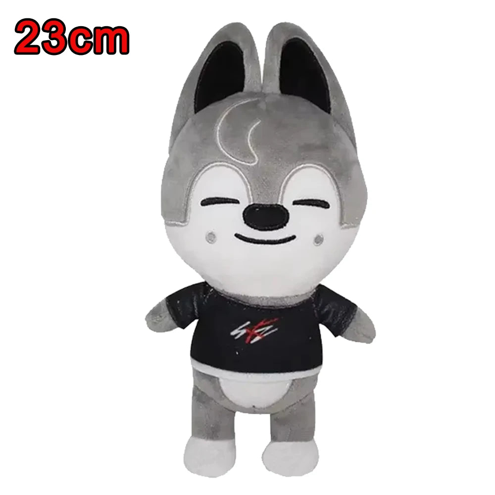 8pcs Skzoo Plush 25cm Kpop Cartoon Stuffed Animal Plushies Stray Kids Plush Doll Toys Kawaii JYP Adults KZ Fans Keychain  Gift