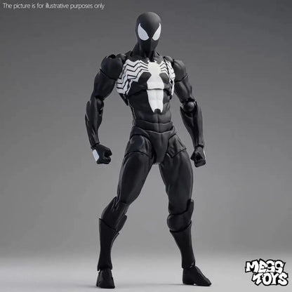 16cm MESS TOYS 1/12 Spider-Man Venom Symbiote Kaine Parker Scarlet Spider Black & Red Suit Action Figure Anime Model Toy Gifts