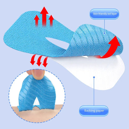 10/30Pcs Anti-Snoring Stickers Night Sleep Children Adult Lip Nose Breathing Improving Patch Mouth Correction Orthosis Tape