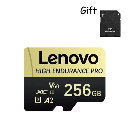 Lenovo SD Memory Card 2TB 1TB Class 10 High Speed Micro TF Card 1TB 512GB For Nintendo Switch PC Smart Phone SD Card 128GB 256GB