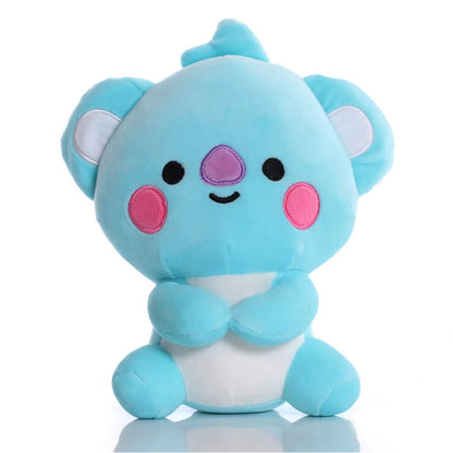 B-T-21 Plush Doll Keychain Koay Shooky Mang Cooky Cute Stuffed Pendant Backpack Ornament Gift for Fans Bag Decor