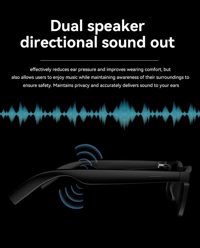 OnePlus AI Smart Wireless Glasses 8K Bluetooth Sunglasses Remote Touch Control Photo Recording Voice Assistant Translator NEW
