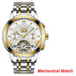 2026 LIGE Automatic Mechanical Wrist Watches For Men Top Brand Luxury Tourbillon Men Watch Fashion Business Waterproof Watch Men