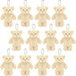 12-500Pcs Mini Teddy Bears Tiny Soft Stuffed Teddy Bear Small Plush Bears Bulk for Birthday Party Decor Favors Bag Keychain