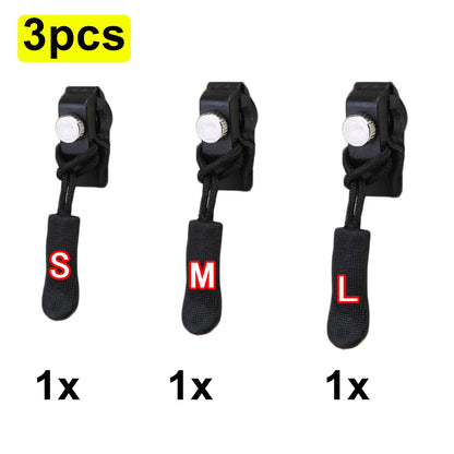 Universal Zipper Repair Kit Quick Instant Detachable Zipper Head Replacement Zipper Slider Pull for Jacket Bags Coat Free Sewing