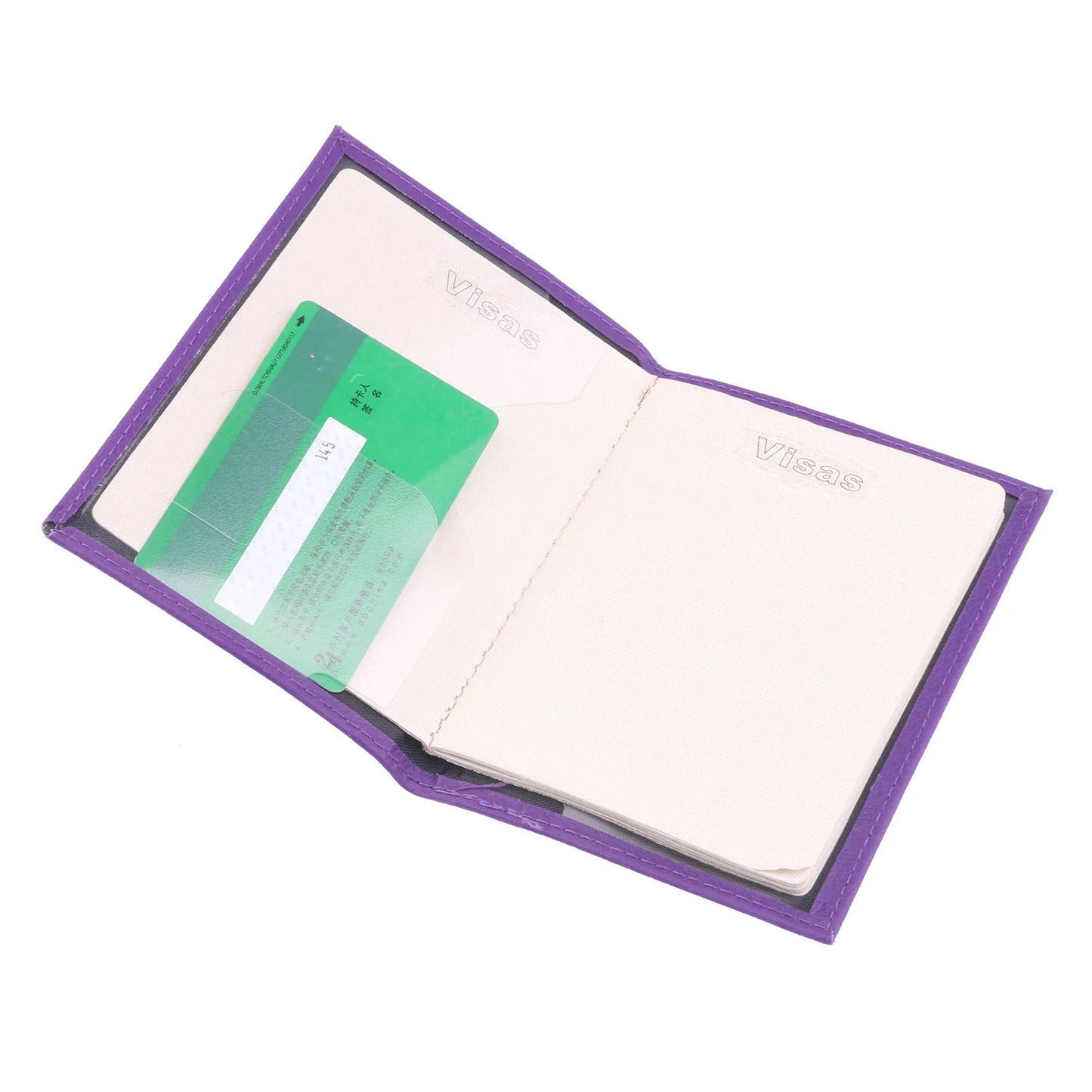 High Quality Pu Passport Protective Cover Bank Card Holder Travel Document Fashion Men and Women French Passport Cover Wallet