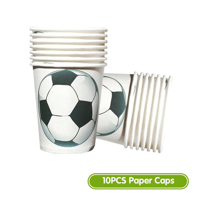 Football Birthday Decoration Party Supplies Tableware Balloons Set Candy Gift Boxes Football Birthday Gifts Kids Birthday Favors