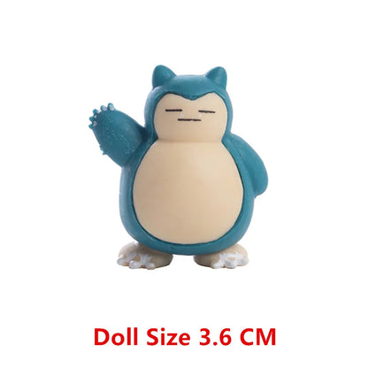 Pokemon Anime Action Figure Set - Pikachu Sun Elf Eevee Gengar Monsters Cartoon Model Toys Gift for Bulk Purchase
