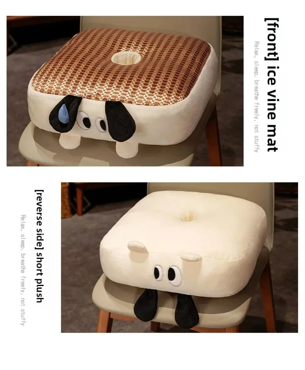 Thickened Lazy Rattan Mat Home Soft Comfortable Floor Stool Tatami Cushion for Living Room Bedroom Floor Seating