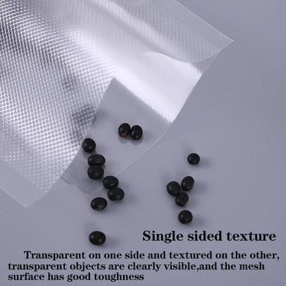 50PCS/Lot BPA-Free Vacuum Food Bags, Vacuum Sealed Storage Bags For Food Storage and Preservation,Reusable Vacuum Sealer Bag