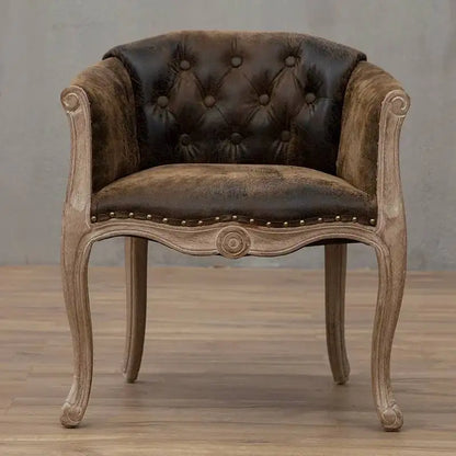 Leisure Sofa Chair, Solid Wood Antique Dining Chair, European Hotel Dining Chair, Living Room Leisure Sofa,Support Customization
