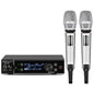 SOMLIMI EM-300 UHF True Diversity Wireless Microphone System for Karaoke Stage Performances Mic Wireless Professionnel