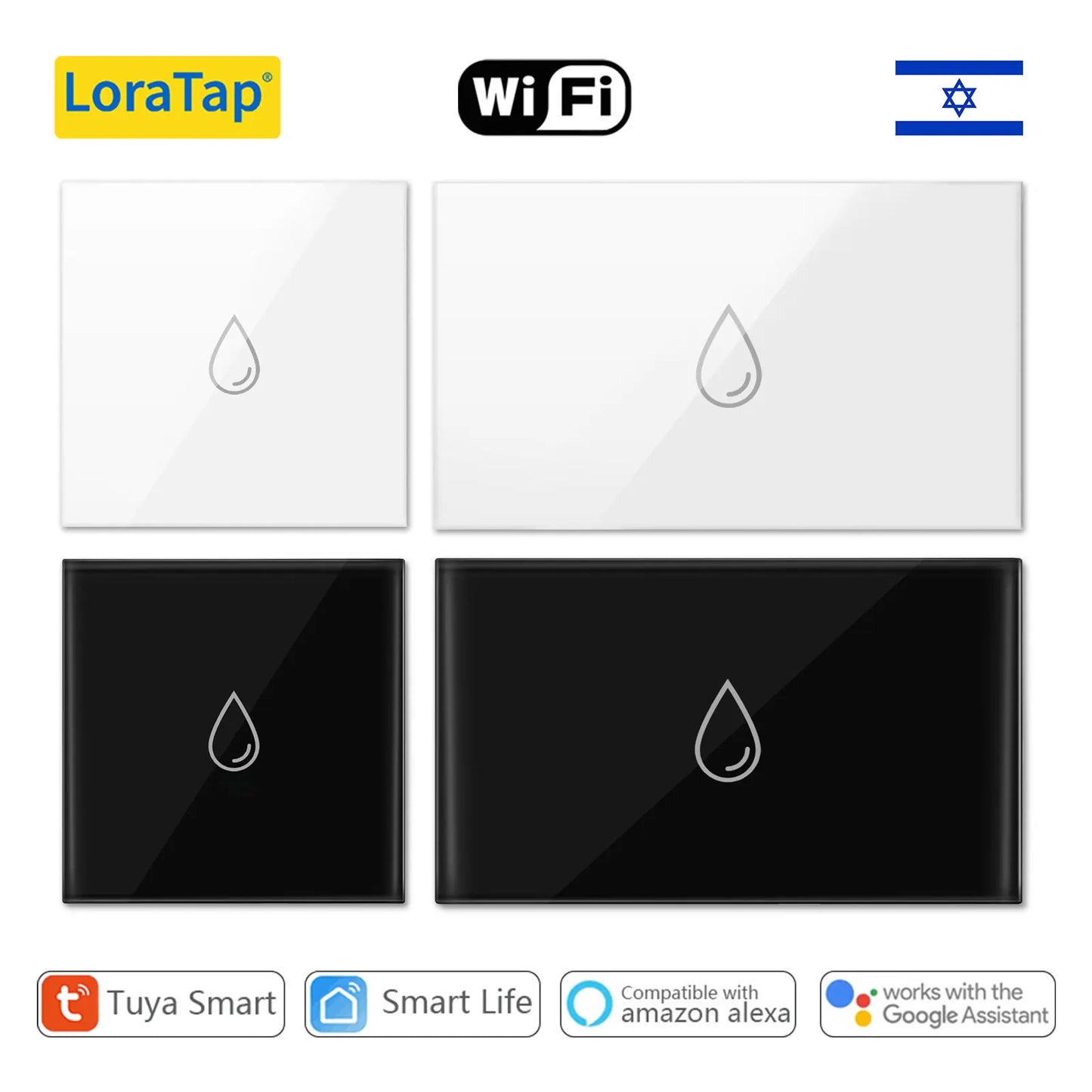 LoraTap WiFi Boiler Water Heater EU US IL Switch Tuya Smart Life App Remote Control Energy Monitoring Voice Google Home Alexa