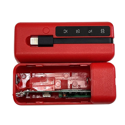 1*18650/18700/20700/21700 Battery Charger Type-C USB Ports Power Bank Case DIY Shell Kit Cell Phones Powerbank Box with Cable
