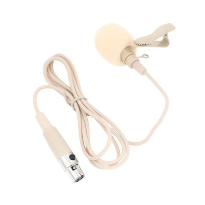 Microphone 80-20KHZ ZL-F1720 S/A/B/C/D Beige Lapel Clip Mic With 2pcs Cover Microphone Replace Accessories