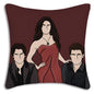 Hot American TV series Vampire Diaries Pillow Covers Sofa Decorative Home Double-sided Printing Short Plush Cute Cushion Cover