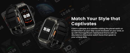 2025 KOSPET TANK X2 Rugged Smart Watch For Men 3D Curved Screen AMOLED AOD 5ATM IP69K Waterproof Bluetooth Call AI Assistant