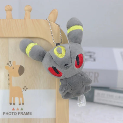 Pokemon Plush Keychain Anime Jigglypuff Gengar Sprigatito Urchin Mimikyu Sylveon Mew Umbreon Rowlet Stuffed Plushies Toys Gifts