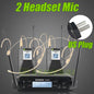 SENNESAI GLXD24 B58 Professional Dual Wireless Microphone 600-699MHz System Stage Performances UHF Dynamic 2 Channel Handheld