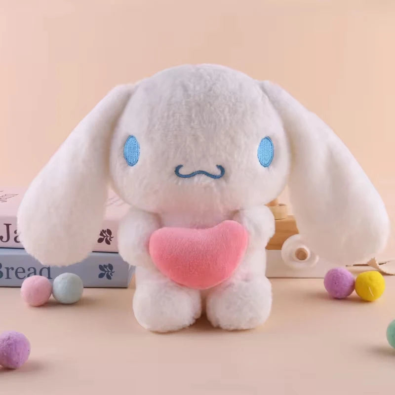 22cm Hello Kitty Kuromi Pillow KT Plush Toy Girls Soft Stuffed Animal Toys Heart My Melody Cinnamoroll Stuff Doll Gifts... ﻿