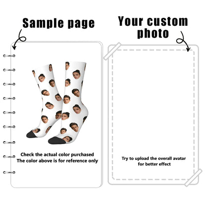 Custom avatar socks for men and women custom photo socks personalized picture socks photo socks personalized gifts