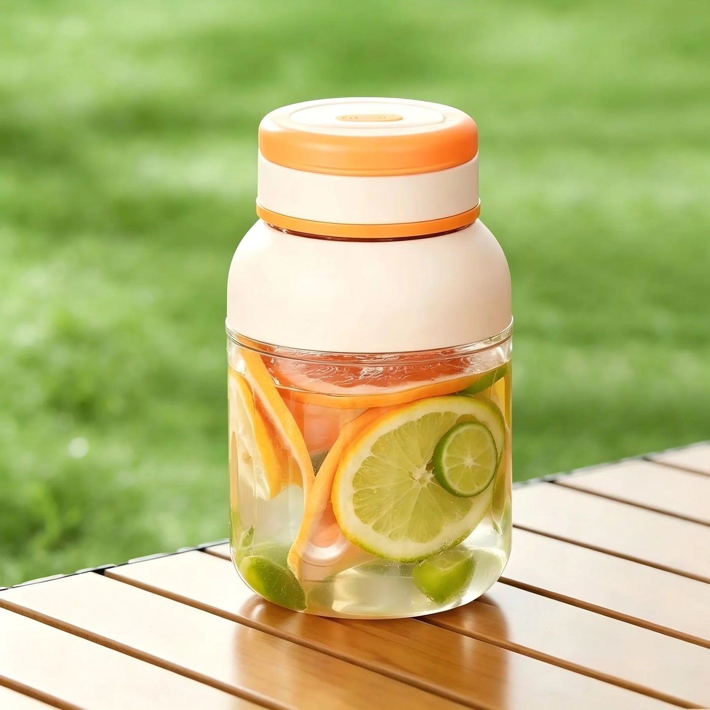 Wireless Rechargeable Portable Juicer Cup, Multifunctional Mini Smoothie Blender Supports Ice Crushing for Home Outdoor