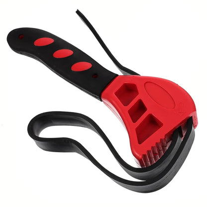 6inch Multifunctional Belt Wrench Oil Filter Puller Strap Spanner Chain Wrench Strap Opener Adjustable Disassembly Tool