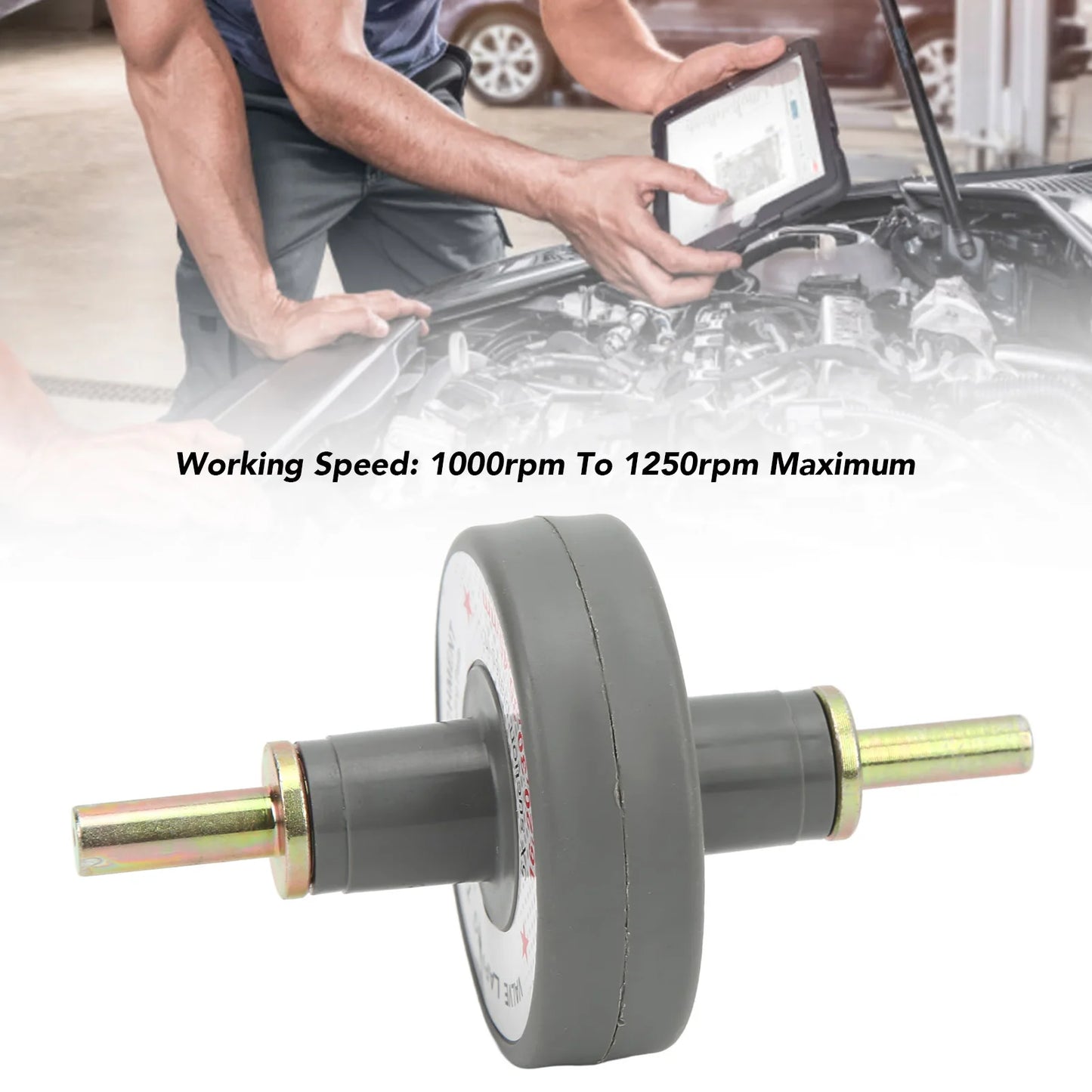 Car Valve Lapping Tool Attachment Kit Engine Valve Lapper Kit Valve Grinding Tool with 5 Suction Plates 1000rpm-1250rpm