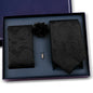 Elegant Ties For Men Classic Paisly Neck Tie Pocket Square Brooch Set With Gift Box Mens Business Wedding Suit Accessories