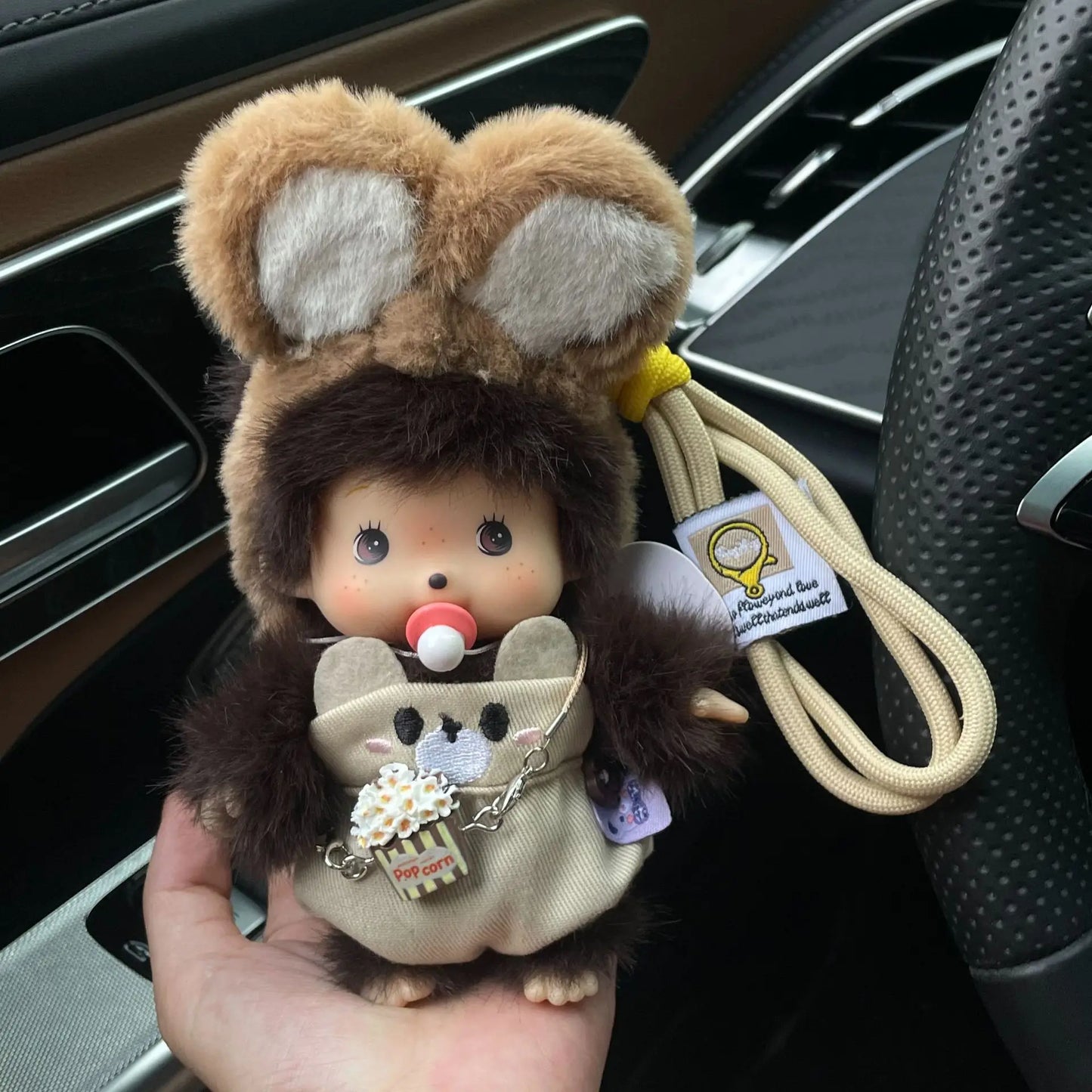 15cm Monchhichi Cute Little Monkey Diy Outfit Change Doll Multiple Styles Exquisite Backpack Pendant Keychain Toy Periphery Gift