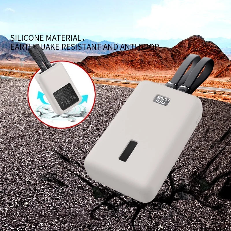 Protective Case for Anker Zolo 20000mAh 30W Power Bank Shockproof Anti‑Drop Anti‑Scratch Anti‑Dust Soft Protective Cover