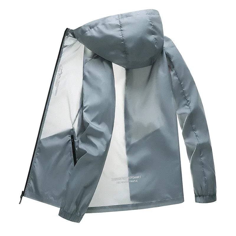 NEW 2025 Sunscreen Coats Men's Breathable Sports Waterproof Jacket Summer UV Protection Outdoor Fishing Skin Clothing