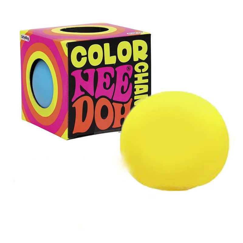 New Schylling needoh extrude Color Change Sensory Stress Relief Balls Relief Relieves Anxiety Fidget Squishy Toy bind box Gift