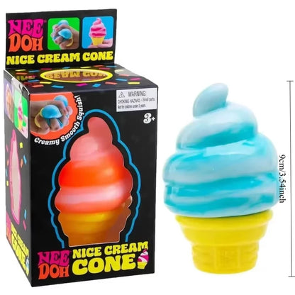 Schylling Needoh Nice Cube Sensory Nice-Sicle Stress Relief Squishy Cube Anti-Anxiety Squeeze Object For Focus ADHD Population