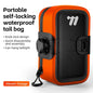 WEST BIKING Bicycle Saddle Bag 600D TPU Seamless Waterproof Wear-Resistant Rotating Lacing Buckle Mini Saddlebag Bike Accessory