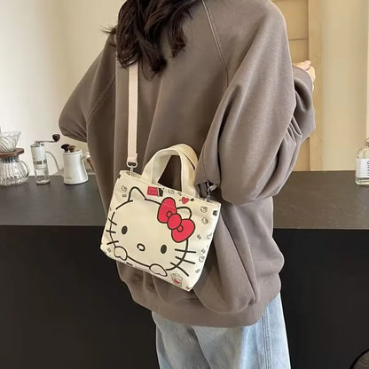 Sanrio Hello Kitty Single Shoulder Bag Fashion Handbag Casual Crossbody Bag