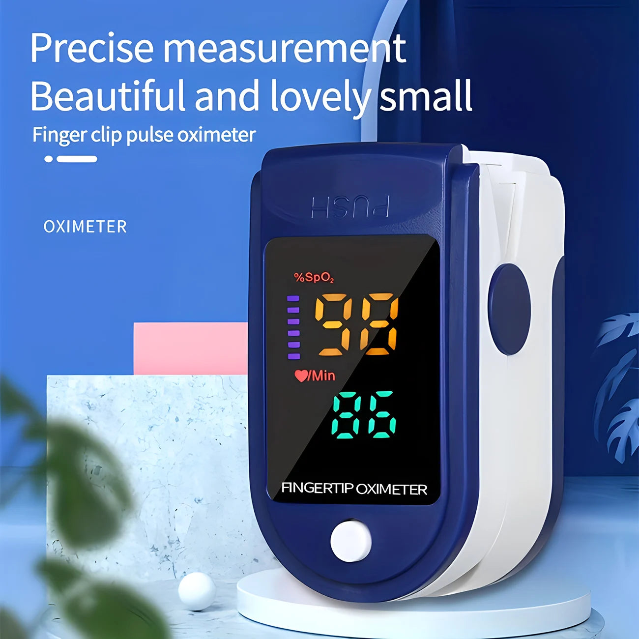 Non-Contact Infrared Forehead Thermometer LED Digital Finger Oximeter Body Temperature Blood Oxygen Saturation Monitor Test Kit